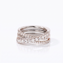 Etincelle Pavé Crossover Ring