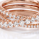 Etincelle Pavé Crossover Ring