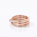 Etincelle Pavé Crossover Ring