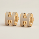 Mini Pop H Hoop Earrings