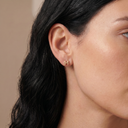 Mini Pop H Hoop Earrings