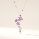 Folie Des Prés Floral Pendant Necklace