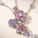 Folie Des Prés Floral Pendant Necklace