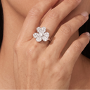Frivole 1 Flower Pavé Ring
