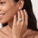 Frivole 1 Flower Pavé Ring