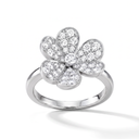 Frivole 1 Flower Pavé Ring