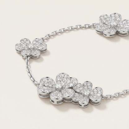 Frivole 5 Flowers Clover Bracelet