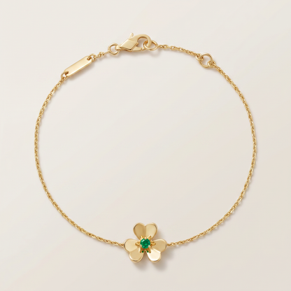 Frivole Emerald Clover Bracelet