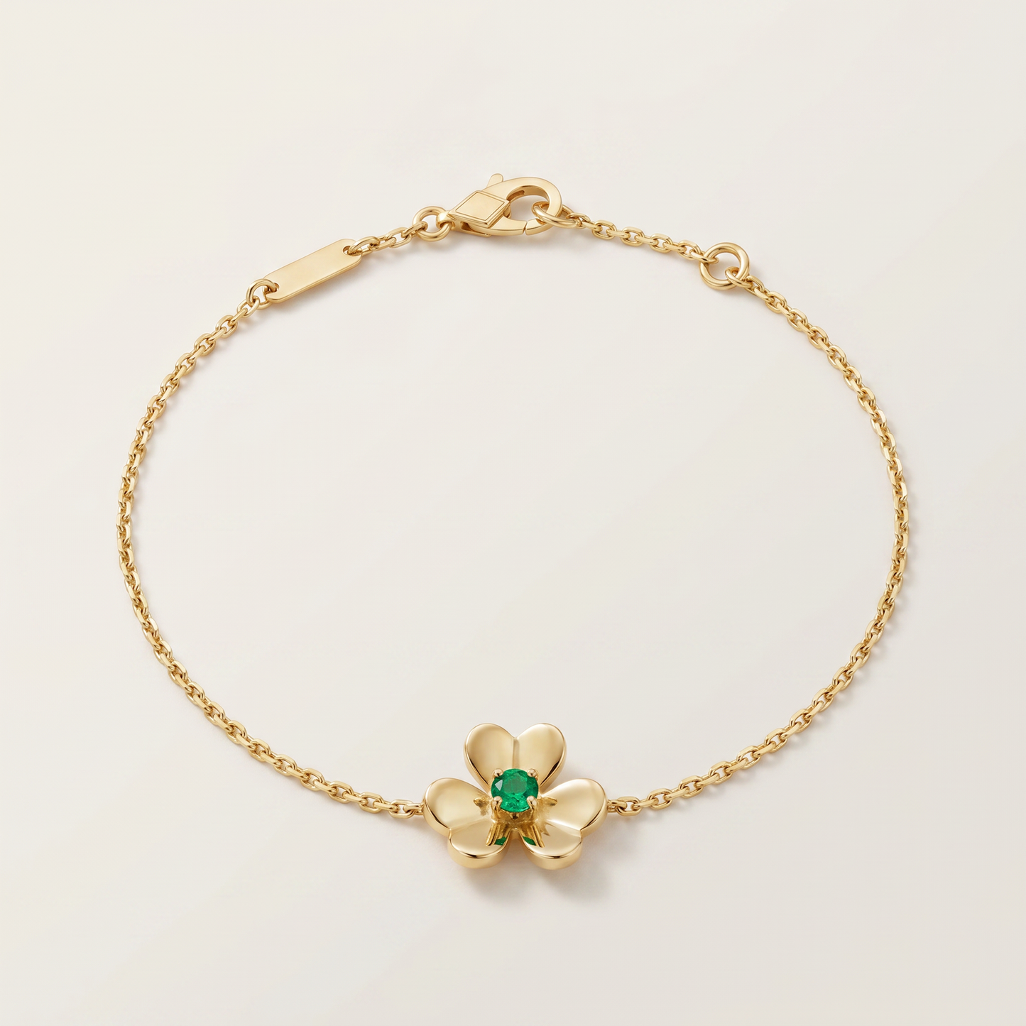 Frivole Emerald Clover Bracelet