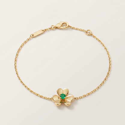 Frivole Emerald Clover Bracelet