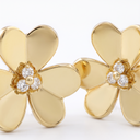 Frivole Flower Large Motif Stud Earrings