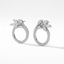 Full Diamond Victoria Vine Circle Earrings