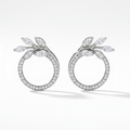 Full Diamond Victoria Vine Circle Earrings