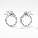 Full Diamond Victoria Vine Circle Earrings