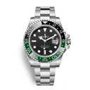GMT Master II Sprite Bezel Steel Black Dial Men's Watch | RL 40 126720VTNR-0001