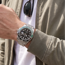 GMT Master II Sprite Bezel Steel Black Dial Men's Watch | RL 40 126720