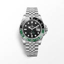 GMT Master II Sprite Bezel Steel Black Dial Men's Watch | RL 40 126720