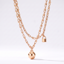 HardWear Padlock And Sphere Pendant Necklace