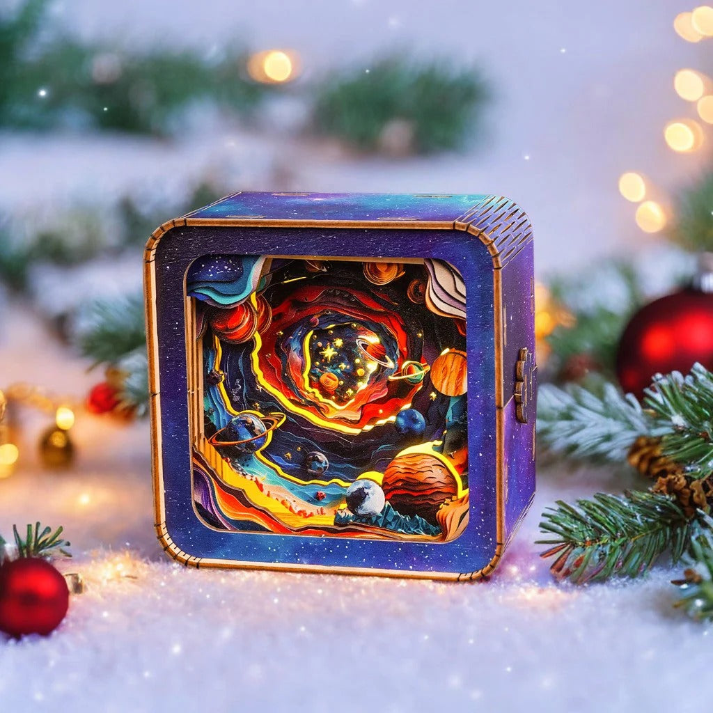 Cosmic Odyssey Kit - 3D Wooden Puzzle Night Light