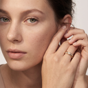 Knot Double Row Pavé Ring