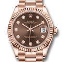 Lady-Datejust Chocolate Diamond Dial Everose Gold  Watch | RL 31 278275CHDP