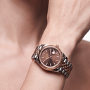 Lady-Datejust Chocolate Index Dial Everose Watch