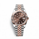 Lady-Datejust Chocolate Index Dial Everose Watch