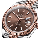 Lady-Datejust Chocolate Index Dial Everose Watch