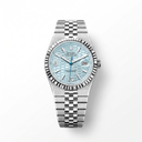 Land-Dweller Ice Blue  Honeycomb Motif  Dial Oyster Platinum | RL40 M127336-0001