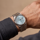 Land-Dweller Ice Blue  Honeycomb Motif  Dial Oyster Platinum | RL40 M127336-0001