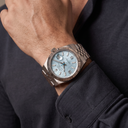 Land-Dweller Ice Blue  Honeycomb Motif  Dial Oyster Platinum | RL40 M127336-0001