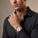 Land-Dweller Oyster Everose gold White Dial | RL40 M127335-0001