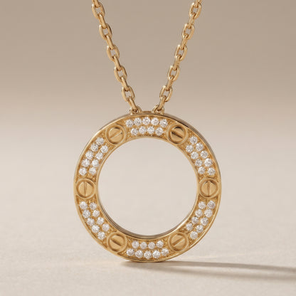 Love Paved Necklace