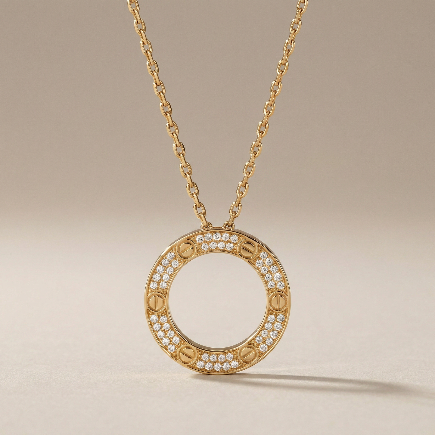 Love Paved Necklace