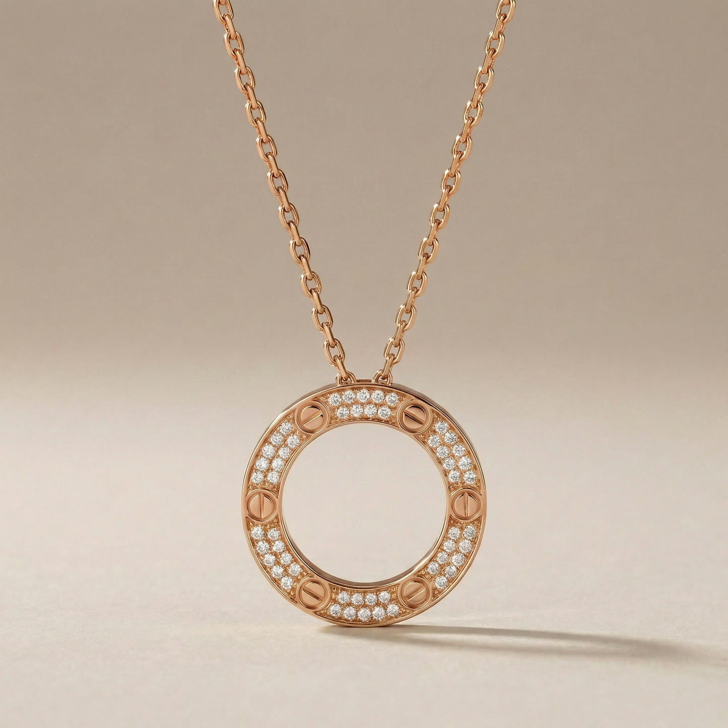 Love Paved Necklace