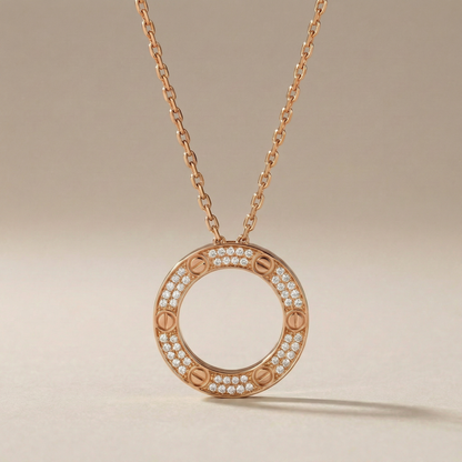 Love Paved Necklace