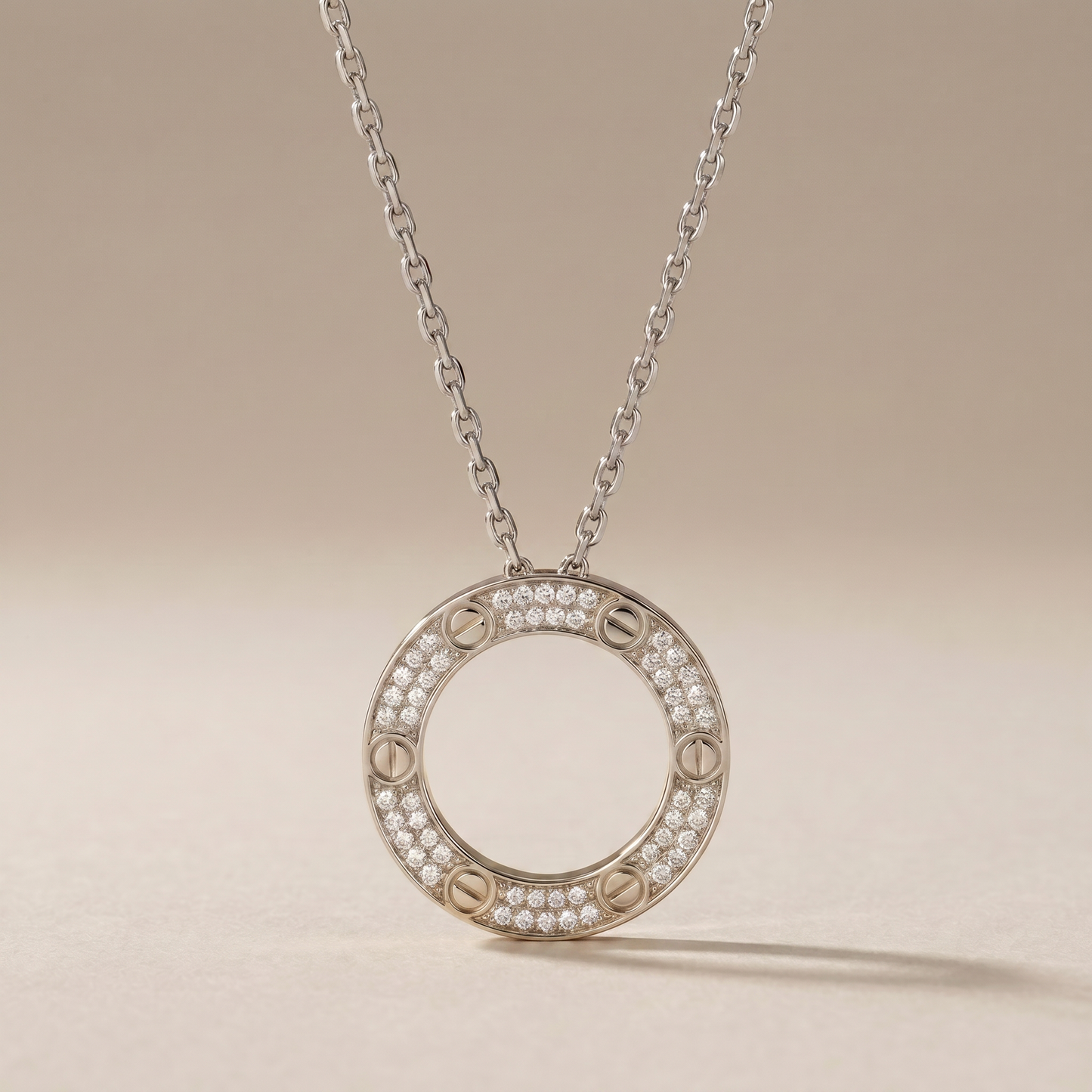 Love Paved Necklace