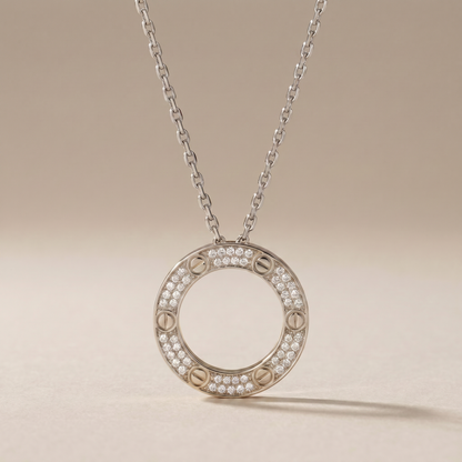 Love Paved Necklace