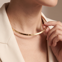 Love Slim Screw Collar Necklace