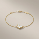 Lucky Alhambra Butterfly Pendant Bracelet