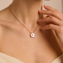 Lucky Flower 1 Motif Necklace
