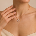 Lucky Flower 1 Motif Necklace