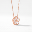 Lucky Flower 1 Motif Necklace