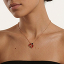 Lucky Ladybug Pendant Necklace