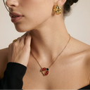 Lucky Ladybug Pendant Necklace