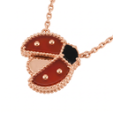 Lucky Spring Ladybug Pendant Necklace