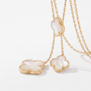 Magic Alhambra 6 Motifs Pearl Clover Necklace