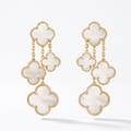 Magic Alhambra Clover Mother Of Pearl Four Motifs Earrings