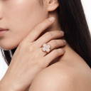 Magic Clover Alhambra Pavé Ring