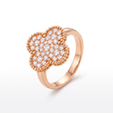 Magic Clover Alhambra Pavé Ring